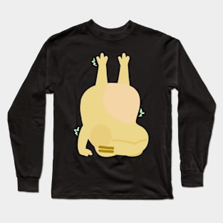 A Yellow Frog Practicing Tai Chi Long Sleeve T-Shirt